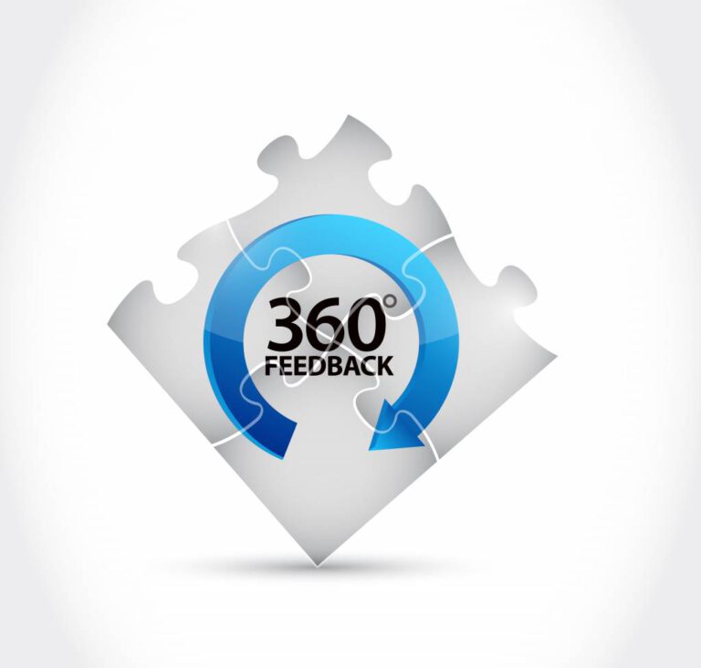 How do you use 360 degree feedback to develop leaders