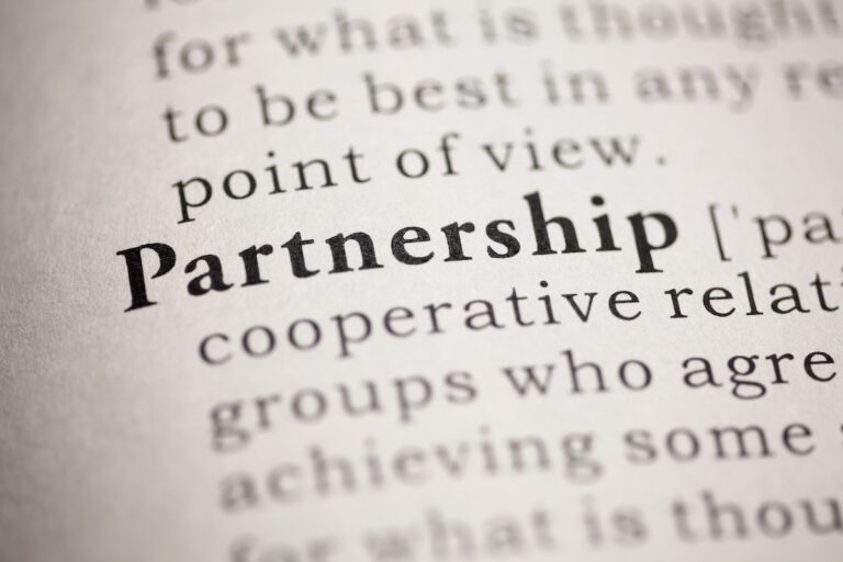 Fake Dictionary, Dictionary definition of the word Partnership.