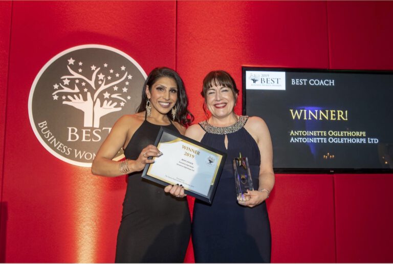 Antoinette Oglethorpe wins Business Woman of the Year award at the SME MK Business Awards 2020