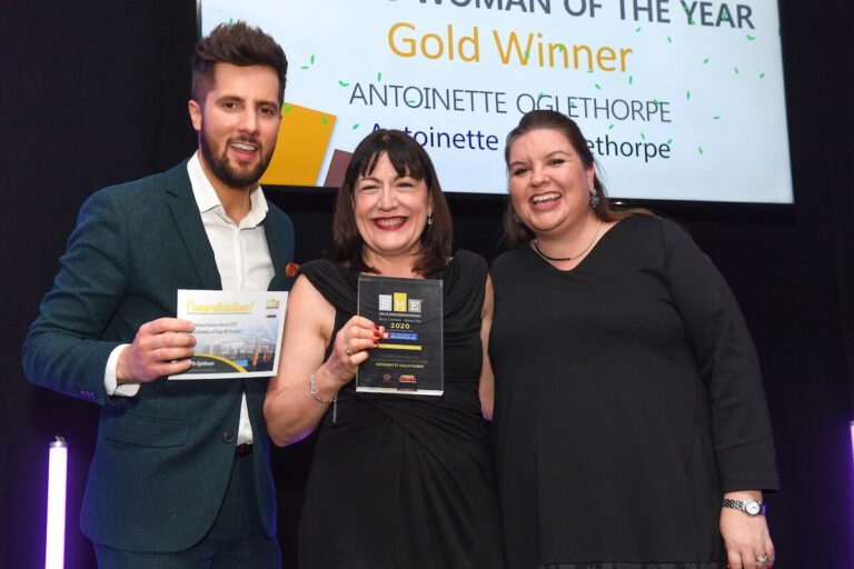 Antoinette Oglethorpe wins Business Woman of the Year award at the SME MK Business Awards 2020