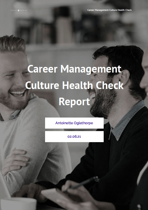 Career Management Culture Health Check report cover