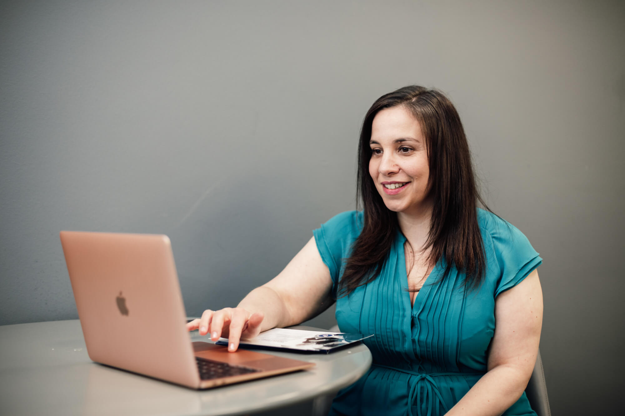 Mentoring Community Sessions being delivered online to a participant sat at a computer