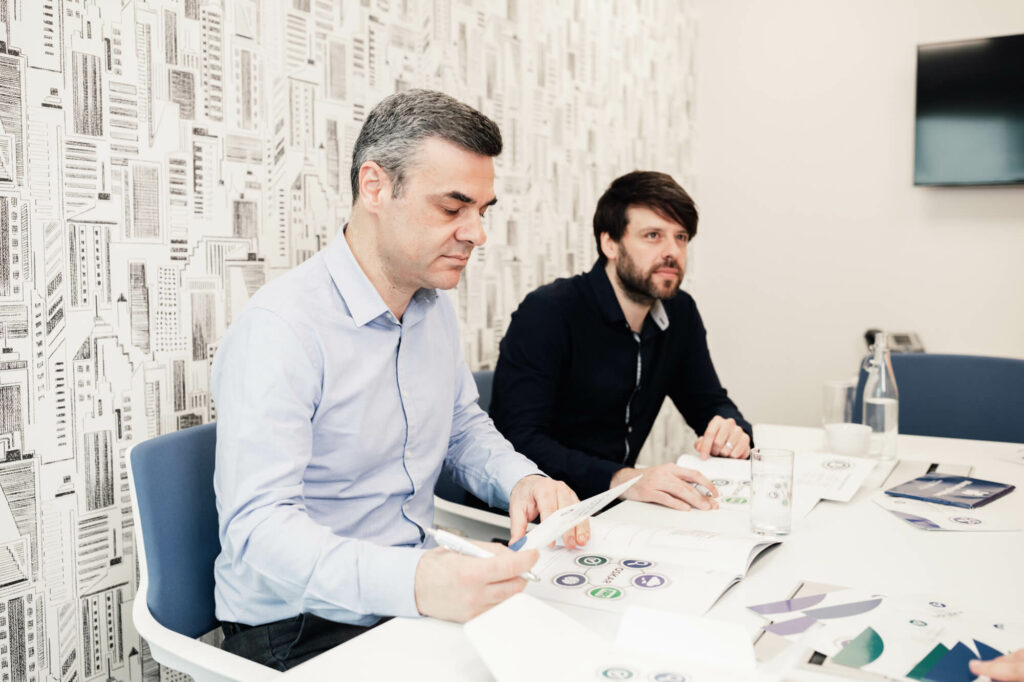 Two people in a making the most of a mentoring programme for mentees workshop byAntoinette Oglethorpe