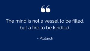 White text on a dark blue background reads: 